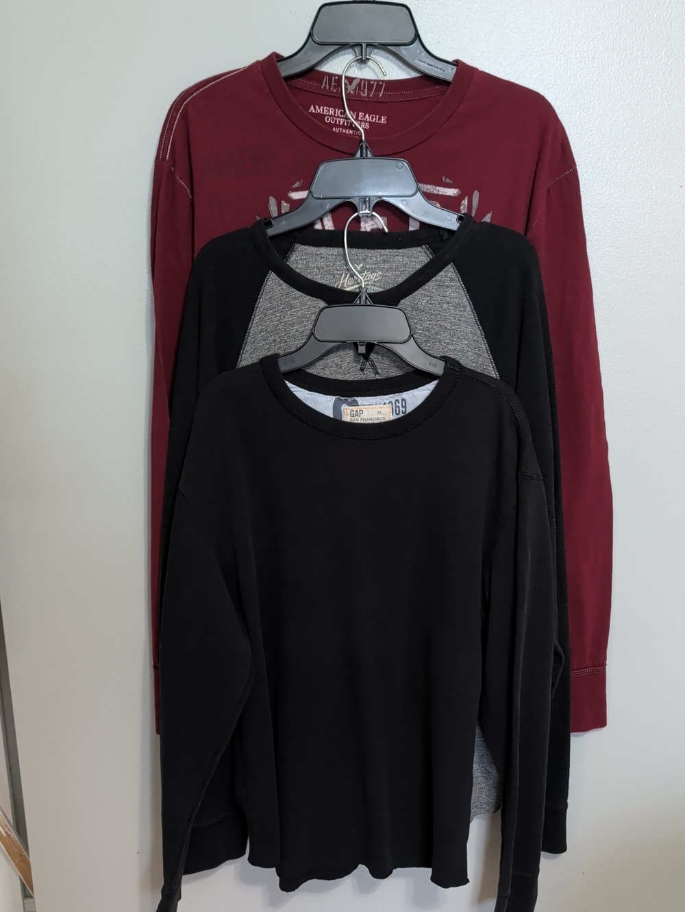 American Eagle Outfitters & Gap Long-Sleeve Shirts - Size XL